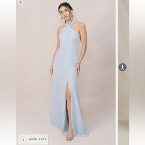 Revelry Athena Chiffon Dress